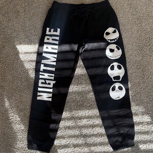 Disney Black and White Nightmare Joggers